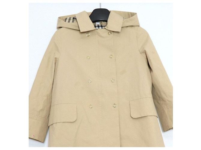 Burberry Gabardina junior de algodón con capucha desmontable para niños - vista 2