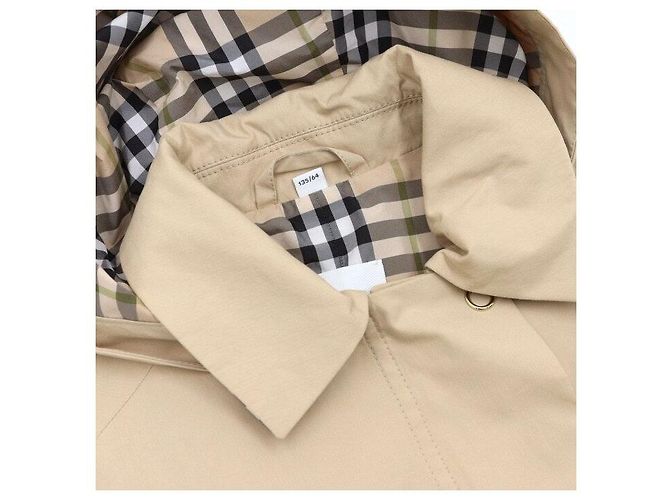 Burberry Gabardina junior de algodón con capucha desmontable para niños - vista 5