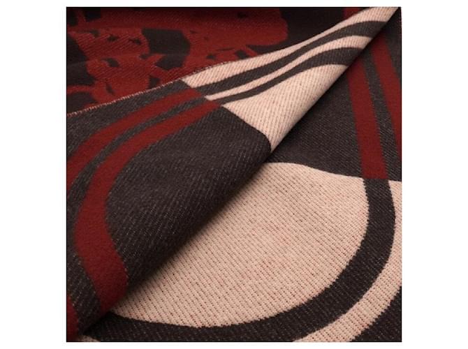 Hermès Decke Brides de Gala Blanket Wool Blanket Rot - Ansicht 6
