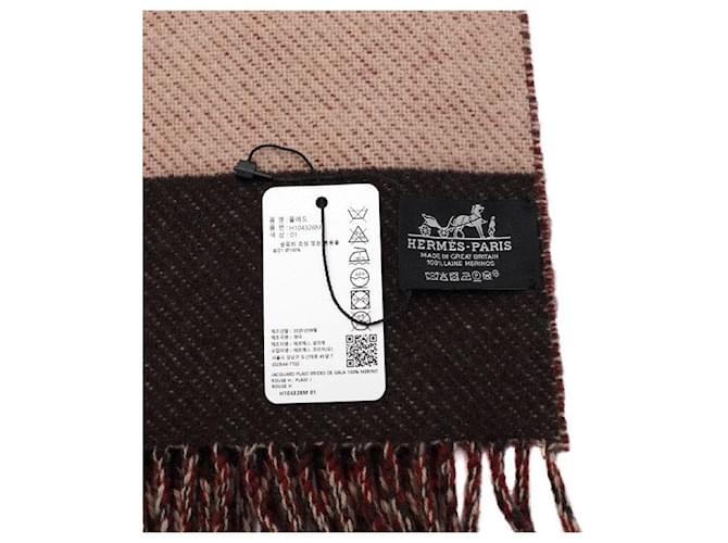 Hermès Decke Brides de Gala Blanket Wool Blanket Rot - Ansicht 7