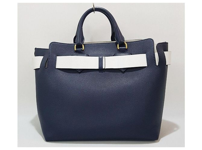 Burberry Große Leder-Gürteltasche Blau - Ansicht 4