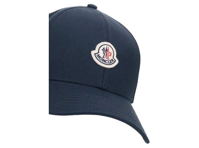 Moncler Cappellino da baseball in gabardine di cotone - vista 6