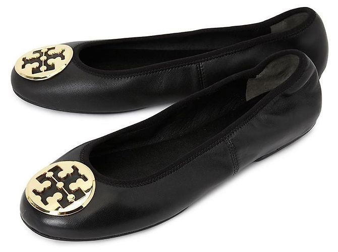 Tory Burch Ballerine da viaggio Reva Nero - vista 2