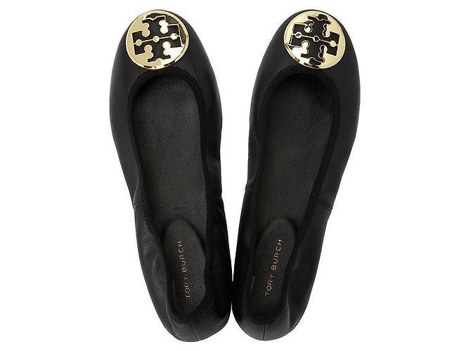 Tory Burch Ballerine da viaggio Reva Nero - vista 3