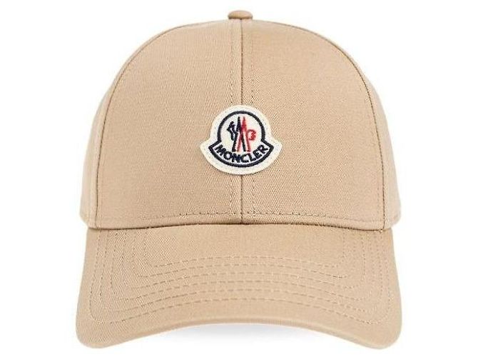 Moncler Cappellino da baseball in gabardine di cotone Marrone - vista 4