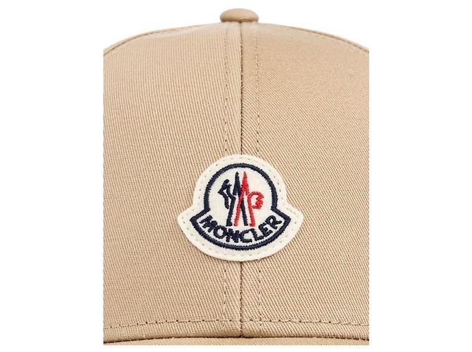 Moncler Cappellino da baseball in gabardine di cotone Marrone - vista 5
