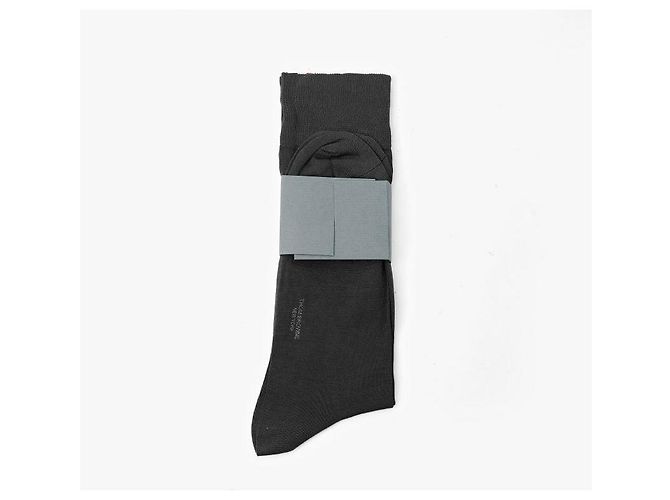 Thom Browne Calze a metà polpaccio a righe Nero - vista 4