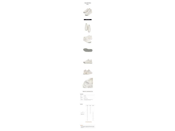 Valentino Sneakers basse da uomo ONE STUD Argento - vista 2