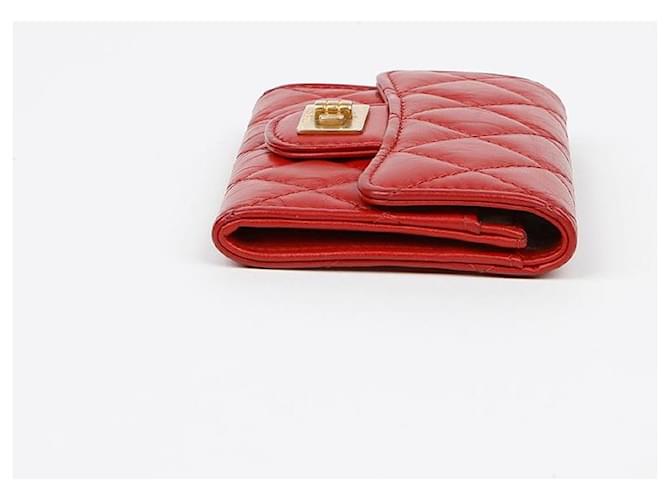 Chanel Kartenetui mit Klappe Rot - Ansicht 4