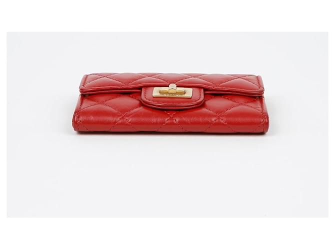 Chanel Kartenetui mit Klappe Rot - Ansicht 5
