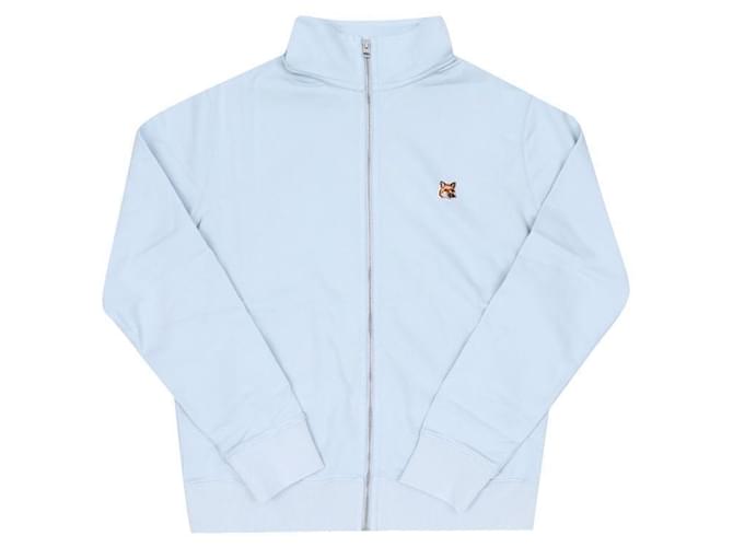 Montblanc Giacca Maison Kitsune con patch Fox Head e zip da uomo Bianco - vista 3