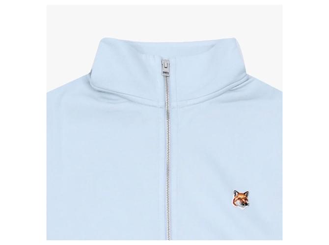 Montblanc Giacca Maison Kitsune con patch Fox Head e zip da uomo Bianco - vista 6