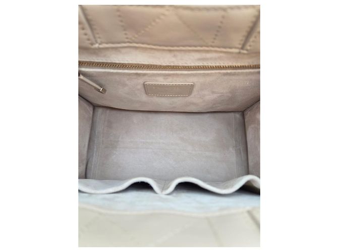 Dior Borsa Book Tote Small Cannage Powder Beige Marrone - vista 19