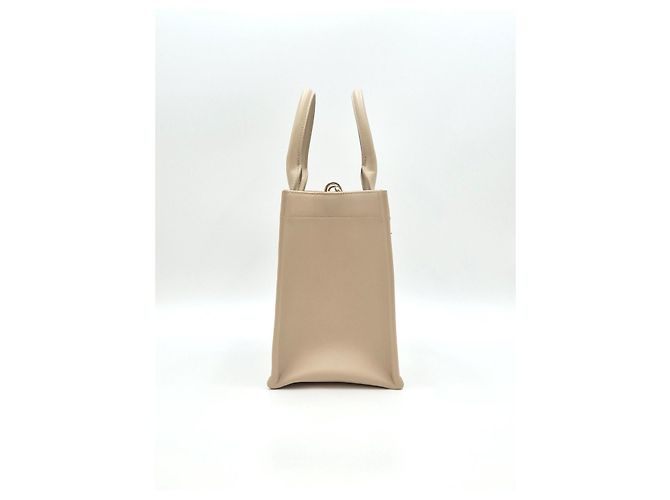 Dior Borsa Book Tote Small Cannage Powder Beige Marrone - vista 8