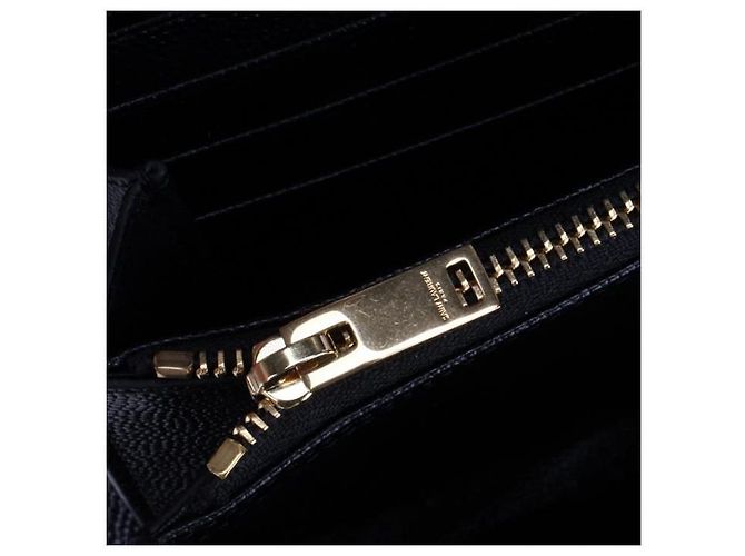 Saint Laurent Cartera larga con solapa Monogram Negro - vista 10