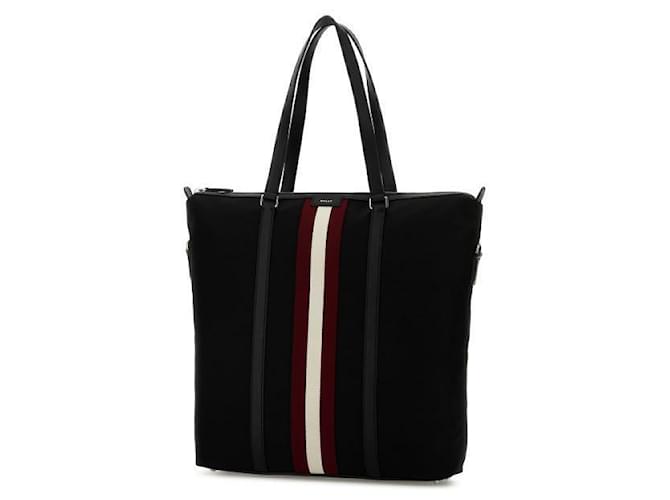 Bally Sac Tote en Nylon Code Noir - vue 5