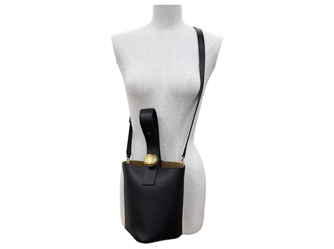 Borsa a secchiello Mini Pebble Loewe Nero - vista 3