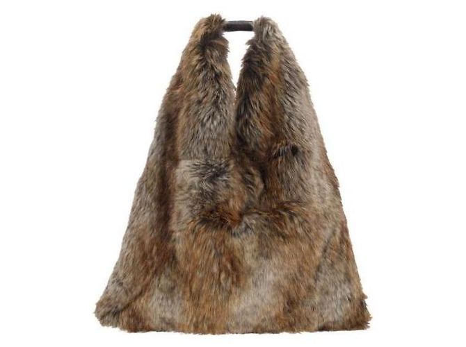 Maison Martin Margiela Borsa Tote Classica Giapponese Marrone - vista 4