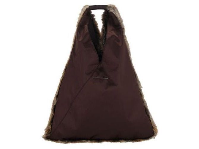 Maison Martin Margiela Borsa Tote Classica Giapponese Marrone - vista 6