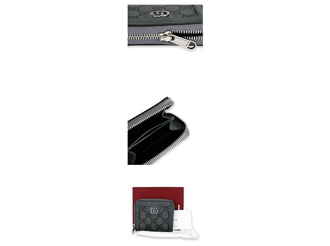 Gucci Portafoglio da uomo GG Supreme Ophidia (Gray) UULBN Marrone - vista 3