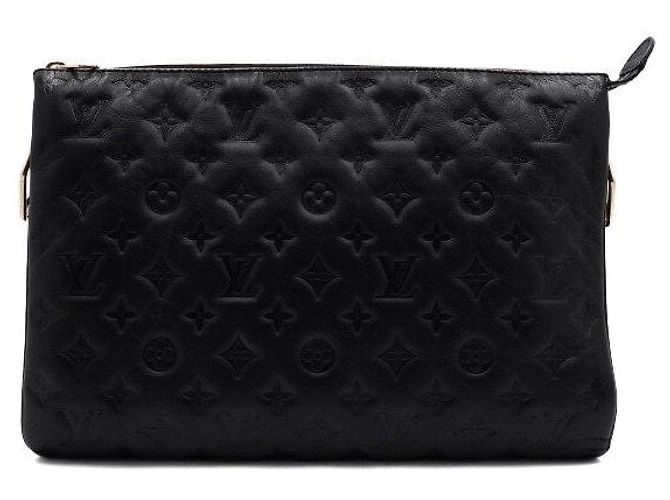 Louis Vuitton Borsa a tracolla e crossbody Coussin MM Black Chain Nero - vista 2