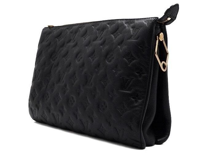 Louis Vuitton Borsa a tracolla e crossbody Coussin MM Black Chain Nero - vista 3