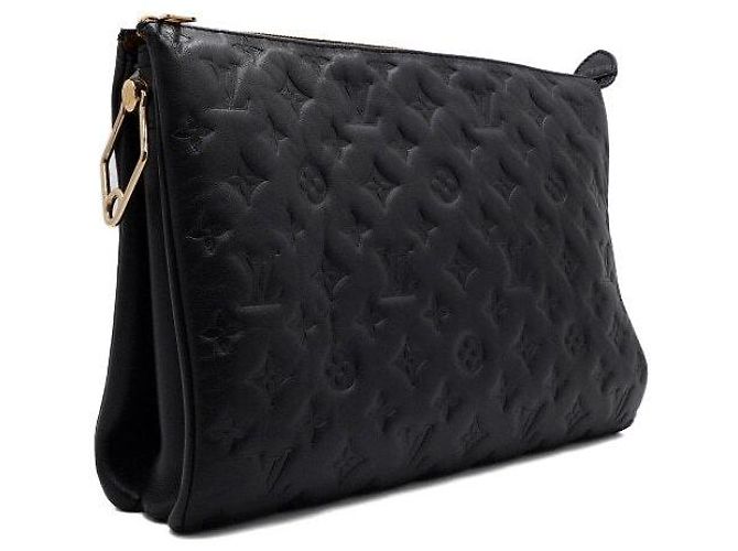 Louis Vuitton Borsa a tracolla e crossbody Coussin MM Black Chain Nero - vista 4