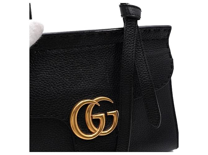 Gucci Mini borsa tote con manico e a tracolla Nero - vista 11