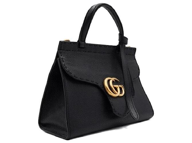 Gucci Mini borsa tote con manico e a tracolla Nero - vista 3