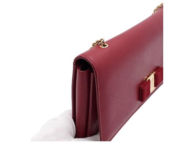 Salvatore Ferragamo Borsa a tracolla GINNY Rosso - vista 11