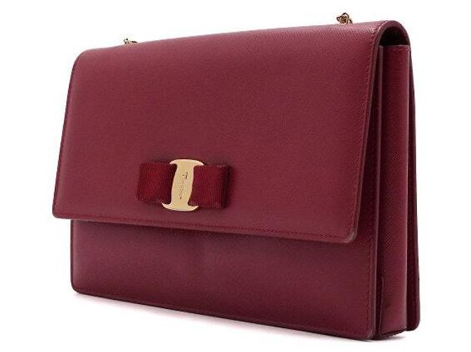 Salvatore Ferragamo Borsa a tracolla GINNY Rosso - vista 2