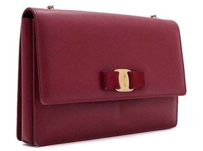 Salvatore Ferragamo Borsa a tracolla GINNY Rosso - vista 3