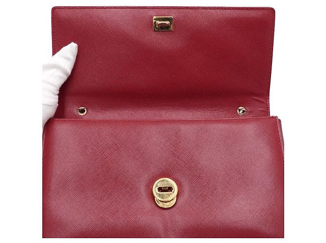 Salvatore Ferragamo Borsa a tracolla GINNY Rosso - vista 6