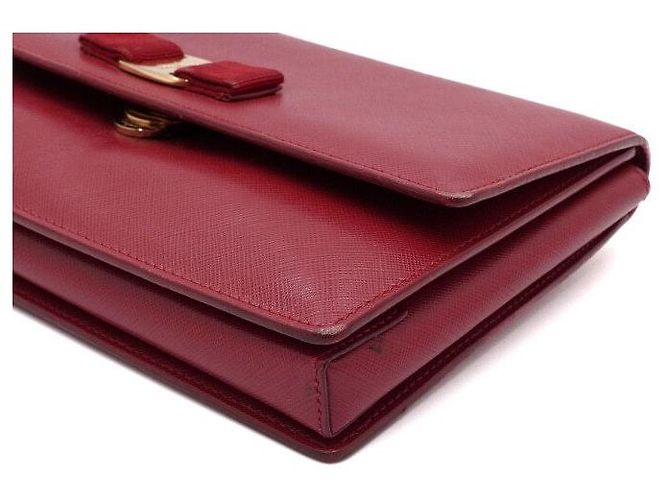 Salvatore Ferragamo Borsa a tracolla GINNY Rosso - vista 9