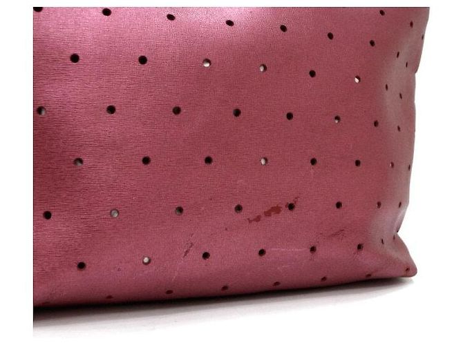 Fendi Borsa a Tracolla Shopper Performance Pink Metallic - vista 12