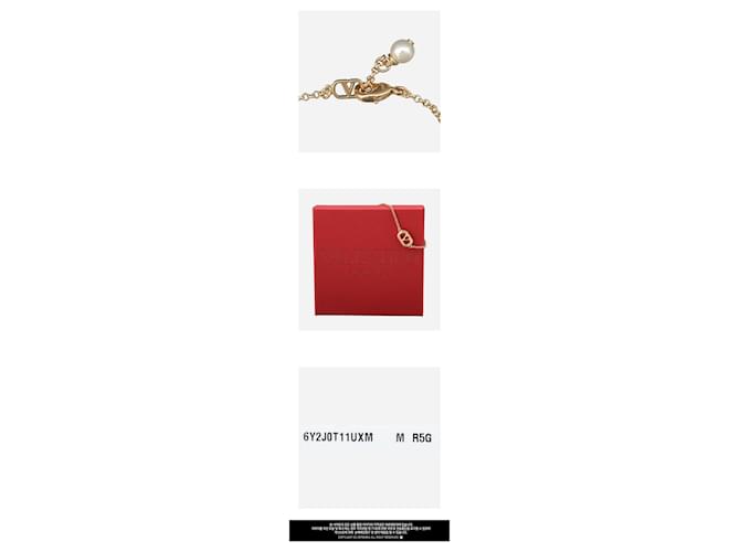 Valentino Bracciale di perle Logo Multicolore - vista 3