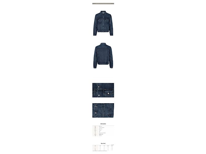 Ralph Lauren Giacca in denim Trucker sbiadita Nero - vista 2