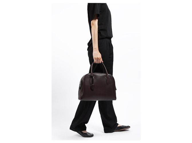 The row Borsa Tote India Leather CHSS Nero - vista 6