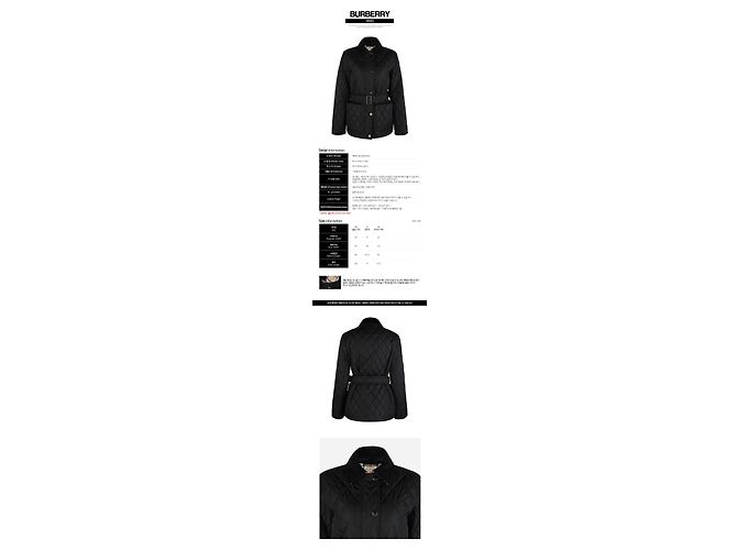 Burberry Chaqueta de nailon acolchada Negro - vista 2