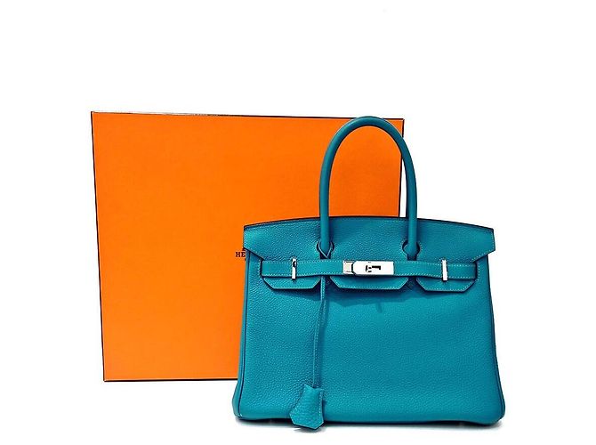 Hermès Birkin Azul - vista 7
