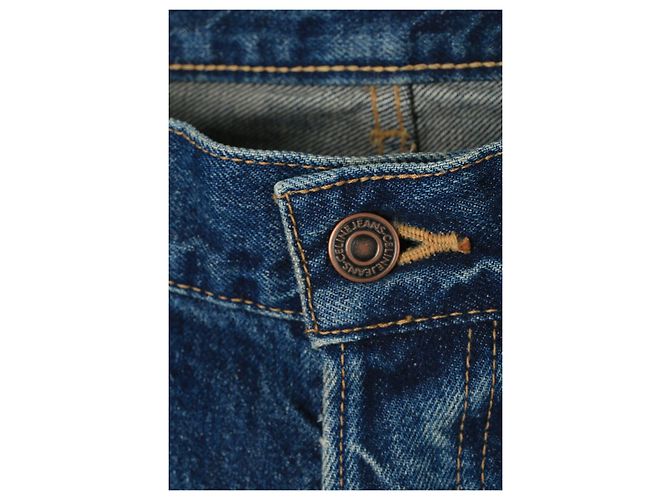 Céline Jeans in denim Vintage Dark Union Wash Blu - vista 3