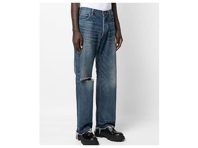 Céline Jeans in denim Vintage Dark Union Wash Blu - vista 9