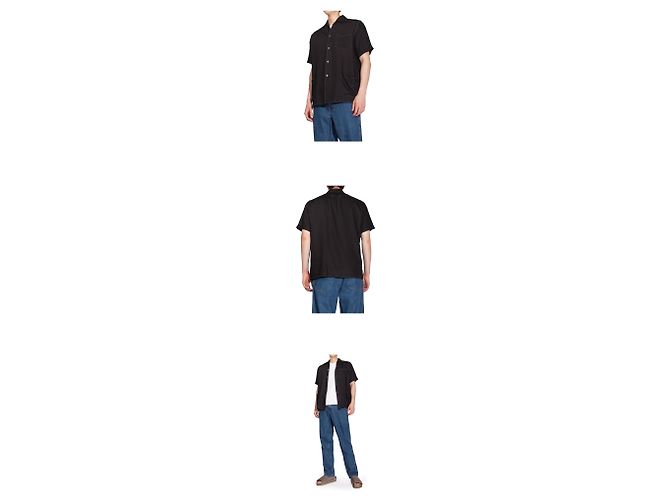 Maison Martin Margiela Camicia in twill di rayon Maison Margiela Stitch Logo Multicolore - vista 3