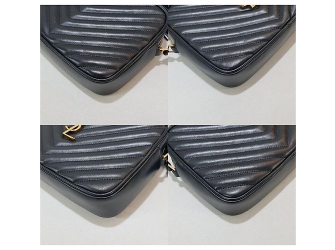 Saint Laurent Borsa a tracolla Loulou Camera con nappa Multicolore - vista 7
