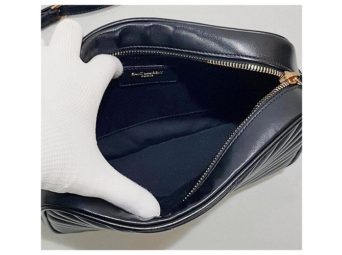 Saint Laurent Borsa a tracolla Loulou Camera con nappa Multicolore - vista 8