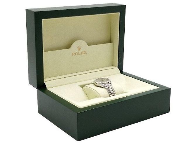 Rolex Original Diamond Datejust Damenuhr Silber - Ansicht 7
