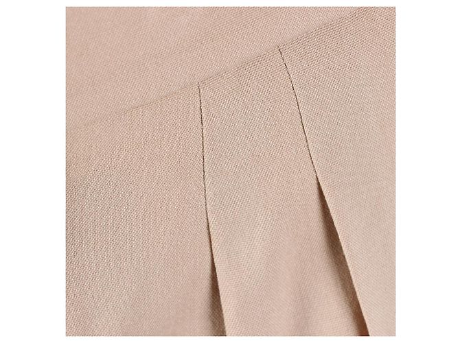 Pantalones de lana Chloé Beige Castaño - vista 4
