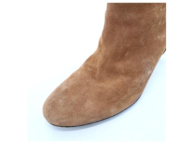 Botas de ante Saint Laurent Castaño - vista 5