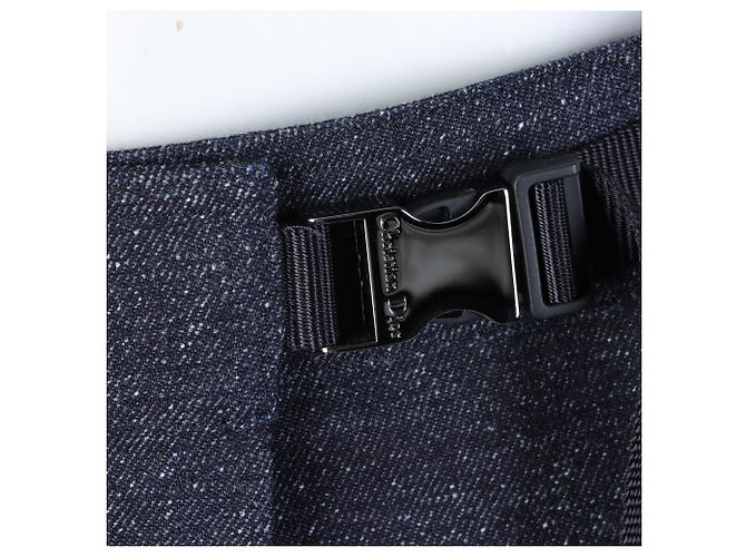 Falda envolvente Christian Dior Azul - vista 4