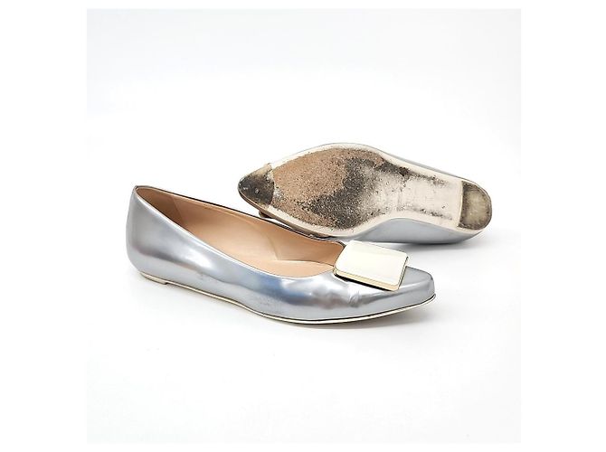 Scarpe basse Tod's argento Marrone - vista 4